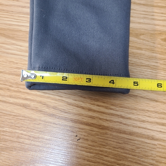 Women's Warm Winter Cozy Grey Thermal Fleece Plush Lined Leggings - Picture 13 of 13